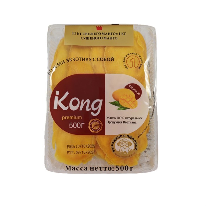 Манго в пачке 500гр 00057