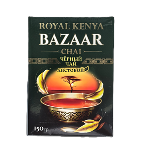 Ч/черн. 150гр. " Bazaar"  (круп. лист) 00818